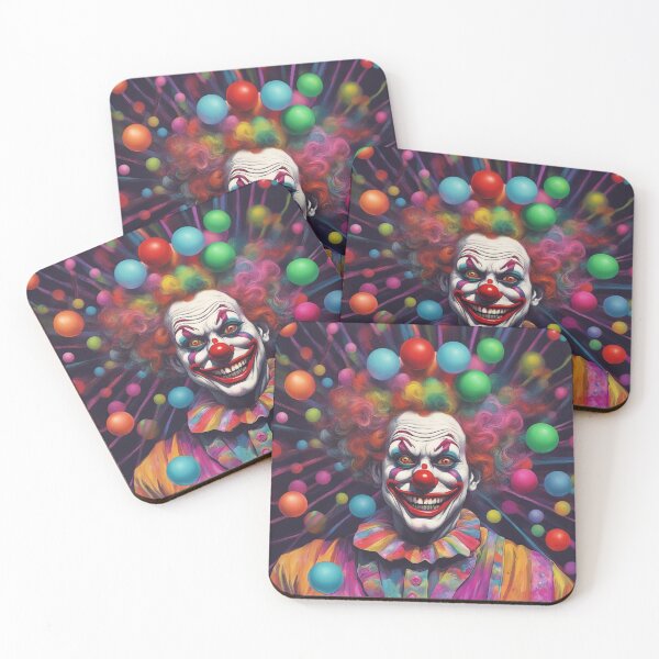 Item preview, Dark Psychedelia: The Sinister Clown's Mystifying Gaze designed and sold by The-Library.