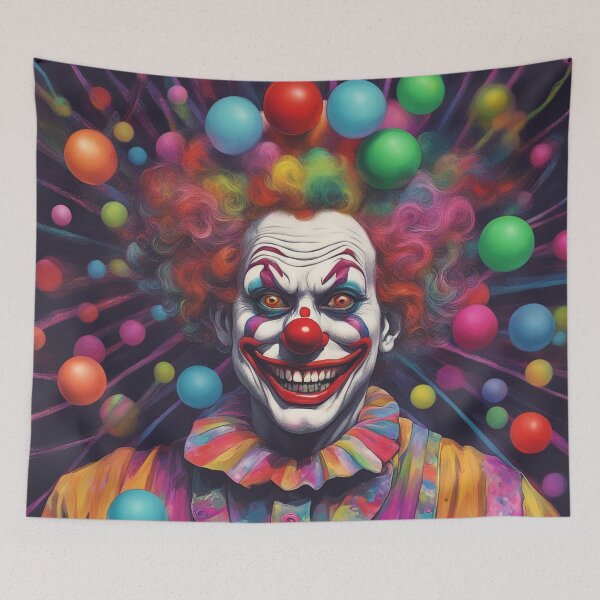 Item preview, Dark Psychedelia: The Sinister Clown's Mystifying Gaze designed and sold by The-Library.