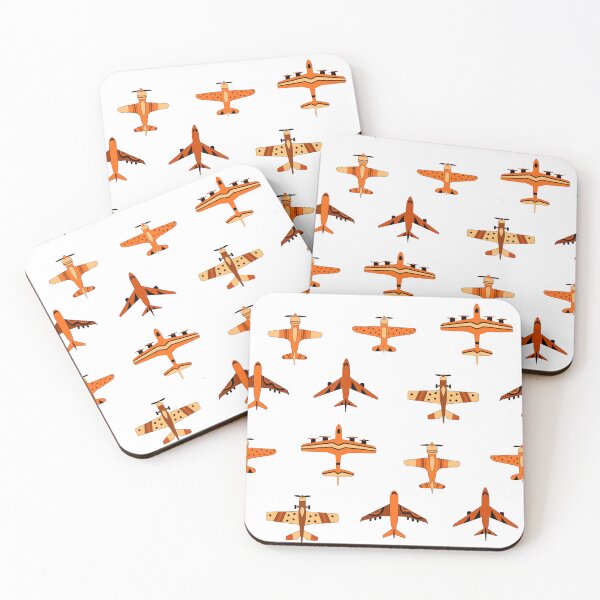 Item preview, Cute Orange Toy Airplanes designed and sold by TigaTiga.