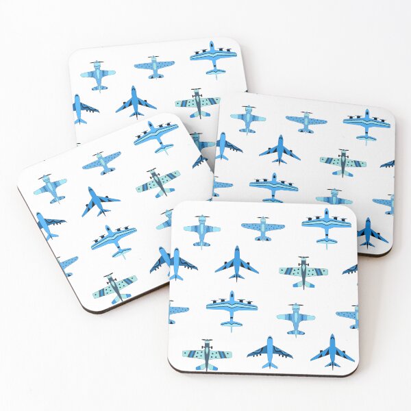 Item preview, Cute Blue Toy Airplanes designed and sold by TigaTiga.