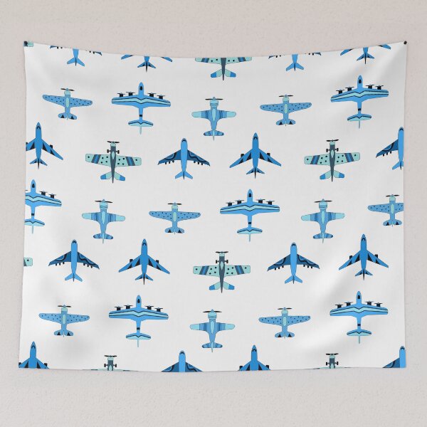 Item preview, Cute Blue Toy Airplanes designed and sold by TigaTiga.