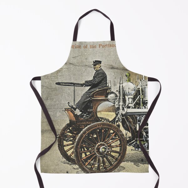 Item preview, The Horseless Engine of the Portland Fire Department (Vintage Postcard) designed and sold by IlluminatedPage.
