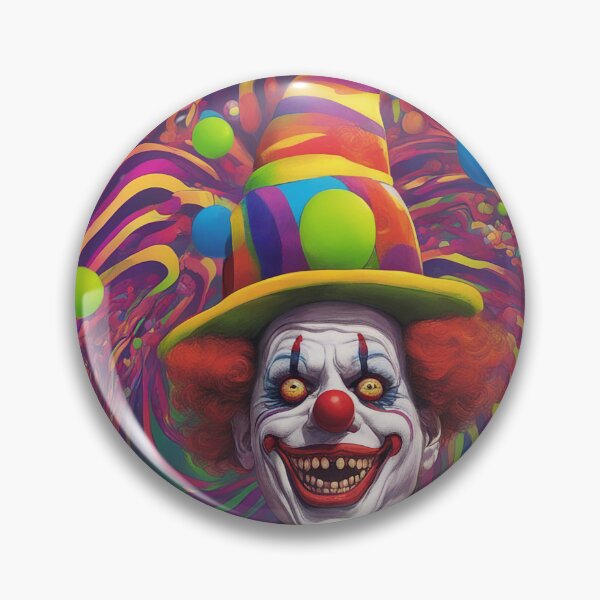 Item preview, Dark Psychedelia: The Sinister Clown's Mystifying Gaze designed and sold by The-Library.