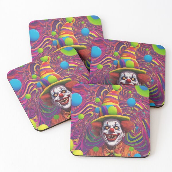 Item preview, Dark Psychedelia: The Sinister Clown's Mystifying Gaze designed and sold by The-Library.