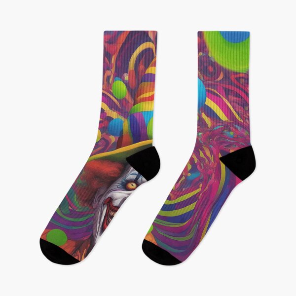 Item preview, Dark Psychedelia: The Sinister Clown's Mystifying Gaze designed and sold by The-Library.