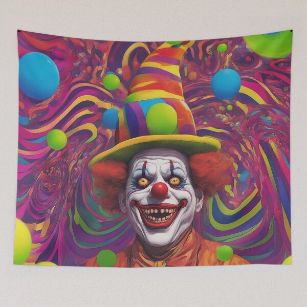 Item preview, Dark Psychedelia: The Sinister Clown's Mystifying Gaze designed and sold by The-Library.