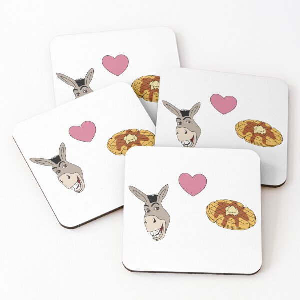 Item preview, Donkey Loves Waffles designed and sold by gregoreo.
