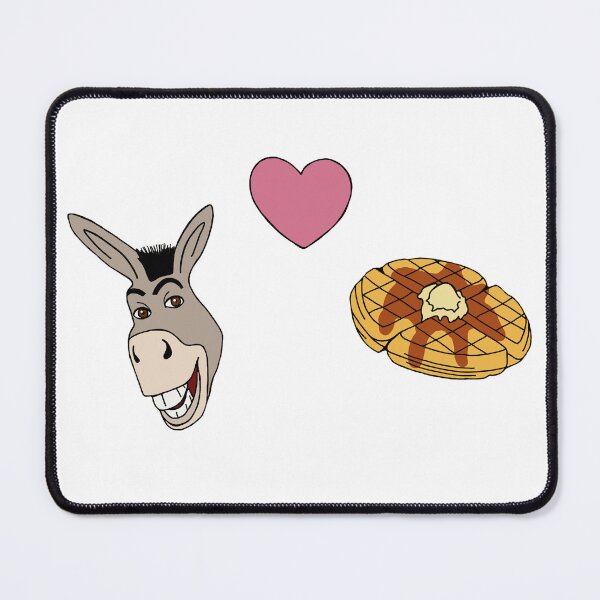 Item preview, Donkey Loves Waffles designed and sold by gregoreo.