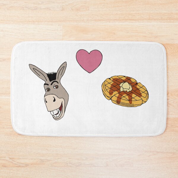 Item preview, Donkey Loves Waffles designed and sold by gregoreo.