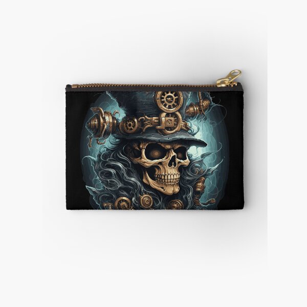 Item preview, Steampunk zombie skull designed and sold by drizzd.