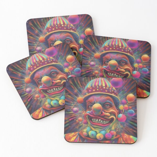 Item preview, Shadow Play: The Psychedelic Sinister Clown's Ominous Dance designed and sold by The-Library.