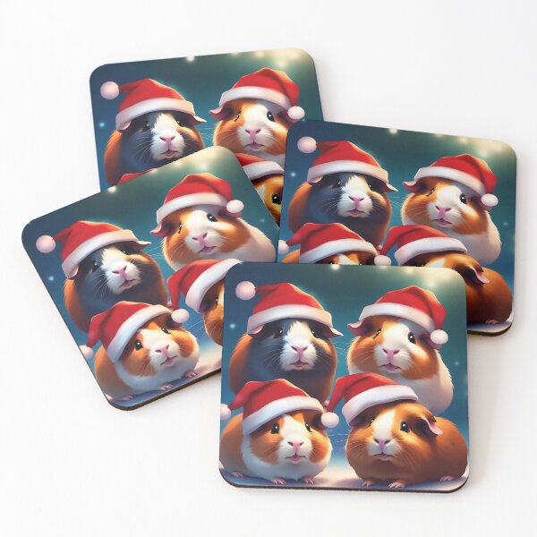 Item preview, Guinea pigs on Christmas designed and sold by zanifun.