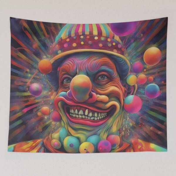 Item preview, Shadow Play: The Psychedelic Sinister Clown's Ominous Dance designed and sold by The-Library.