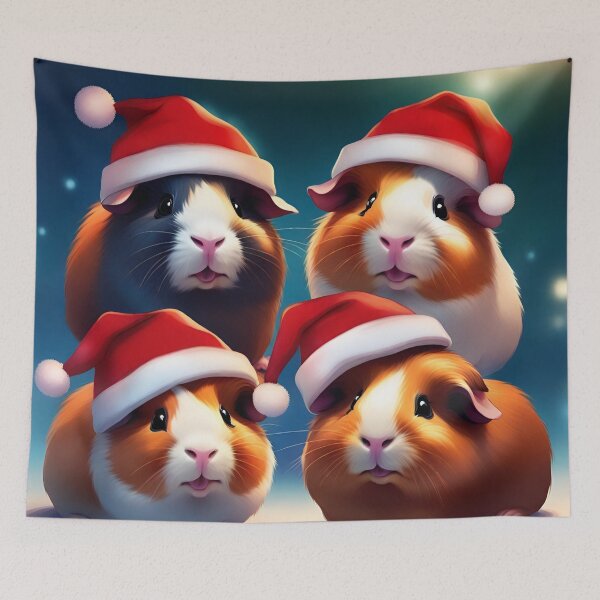Item preview, Guinea pigs on Christmas designed and sold by zanifun.