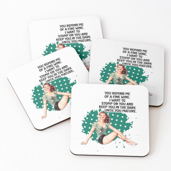 Artikelvorschau, Feiner Wein-Retro-Hausfrau-Humor, Vintage-Pin-up-Girl entworfen und verkauft von adriana-holmes.