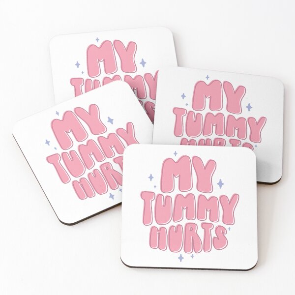 Item preview, My Tummy Hurts - Pink/Blue designed and sold by ts-eg.