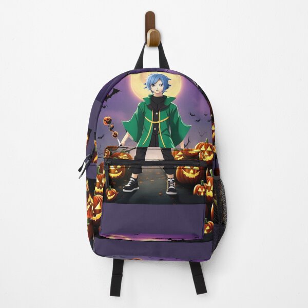 Item preview, Halloween pokemon boy among illuminated pumpkins designed and sold by JaroDesign2023.