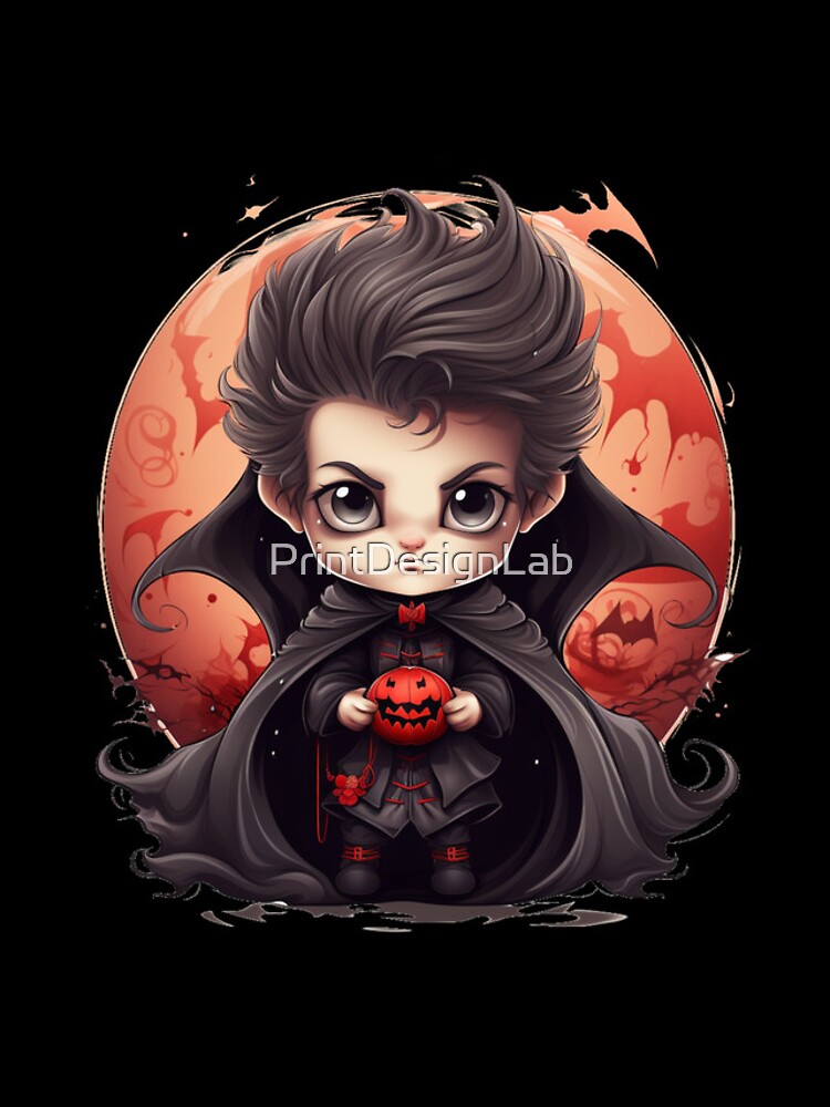 Thumbnail 4 of 4, iPhone Case, Adorable Little Vampire designed and sold by PrintDesignLab.