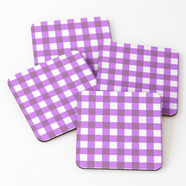 Item preview, purple plaid checkered designed and sold by ZiphGames.