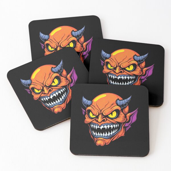 Item preview, Demon Face 1 designed and sold by StickyFizzStore.