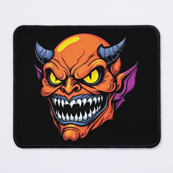 Item preview, Demon Face 1 designed and sold by StickyFizzStore.