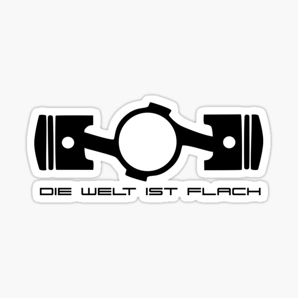 Artikel-Vorschau von Die Welt Ist Flach - Die Welt ist flach, designt und verkauft von Throttle & Threads.