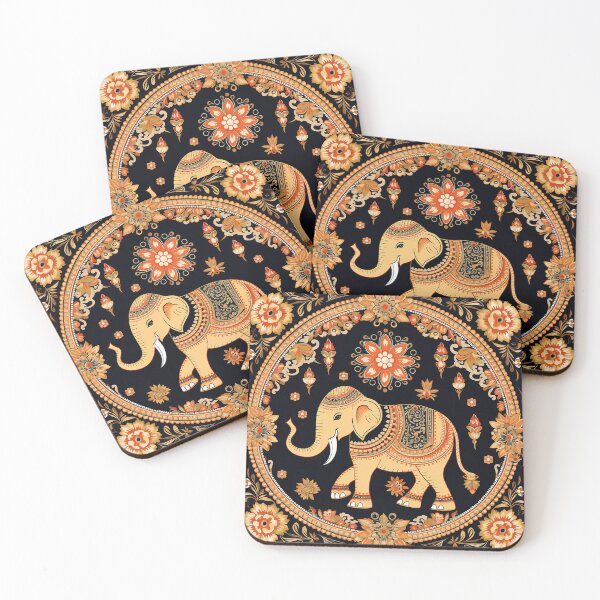 Item preview, Modern Thai Elephant Pattern Design by Lung Mee designed and sold by Lung Mee Khumpeesastr.
