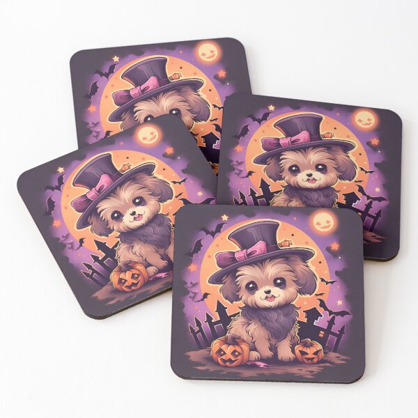 Item preview, Yorkiepoo Halloween theme  designed and sold by Trendy-Artistry.