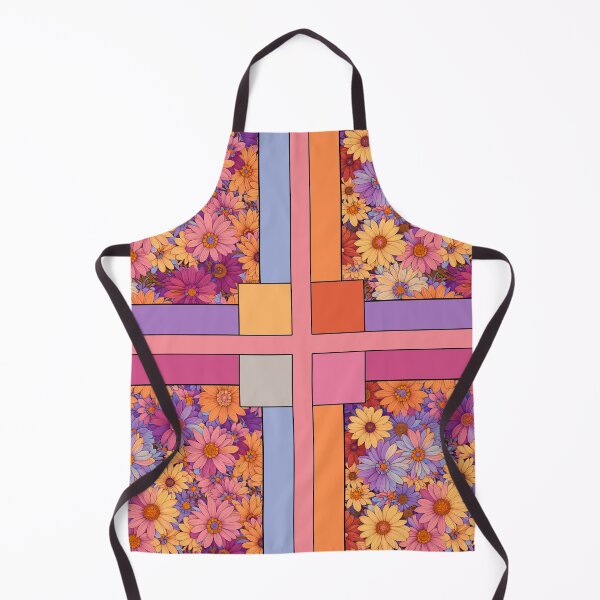 Item preview, Maximalist Flowers Pastel Floral Art Color Blocks Style 2 of 2 - Colors 1 of 6 designed and sold by Beachy.