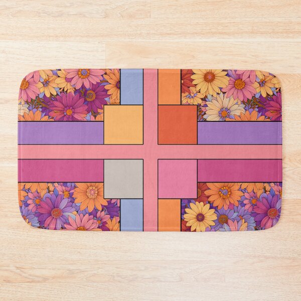 Item preview, Maximalist Flowers Pastel Floral Art Color Blocks Style 2 of 2 - Colors 1 of 6 designed and sold by Beachy.