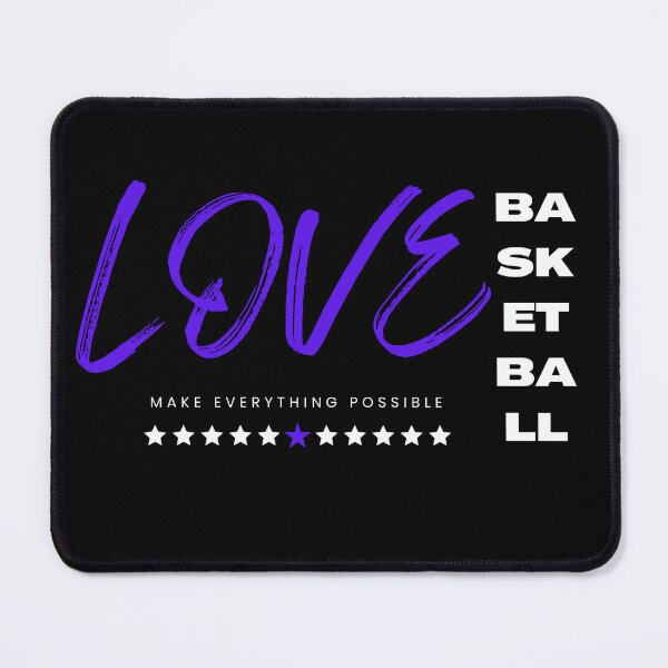 Item preview, Love basketball blue, make everything possible designed and sold by Grafixfun.