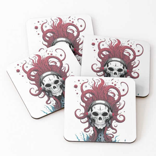 Item preview, Weird Skull Decal designed and sold by bobbi-gyre.
