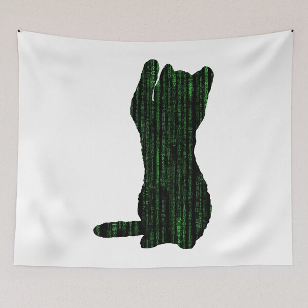 Item preview, A Glitch in the Matrix - Cat designed and sold by thebigleebowski.