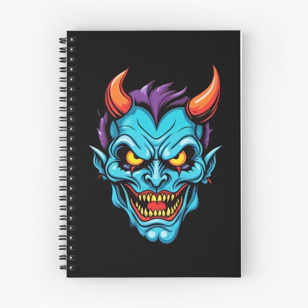 Item preview, Demon Face 4 designed and sold by StickyFizzStore.