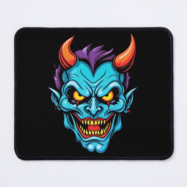 Item preview, Demon Face 4 designed and sold by StickyFizzStore.