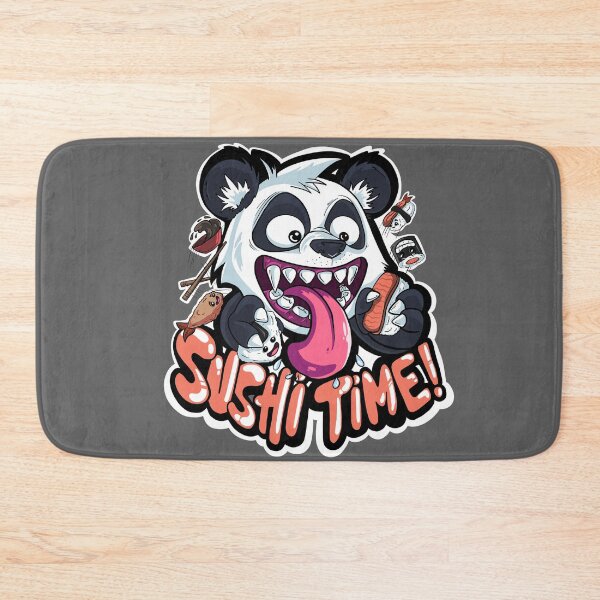 Item preview, Sushi Time Panda - Funny Restaurant Panda designed and sold by TheGusDesigns.