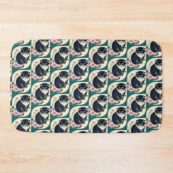 Item preview, Binturong with flower designed and sold by EuropeanPrints.