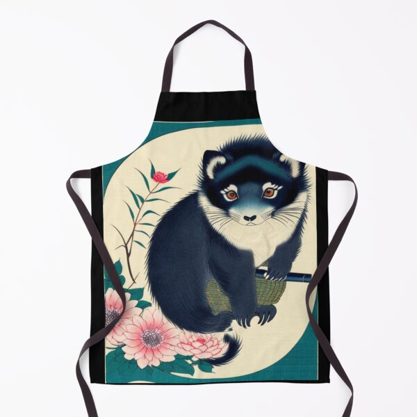 Item preview, Binturong with flower designed and sold by EuropeanPrints.