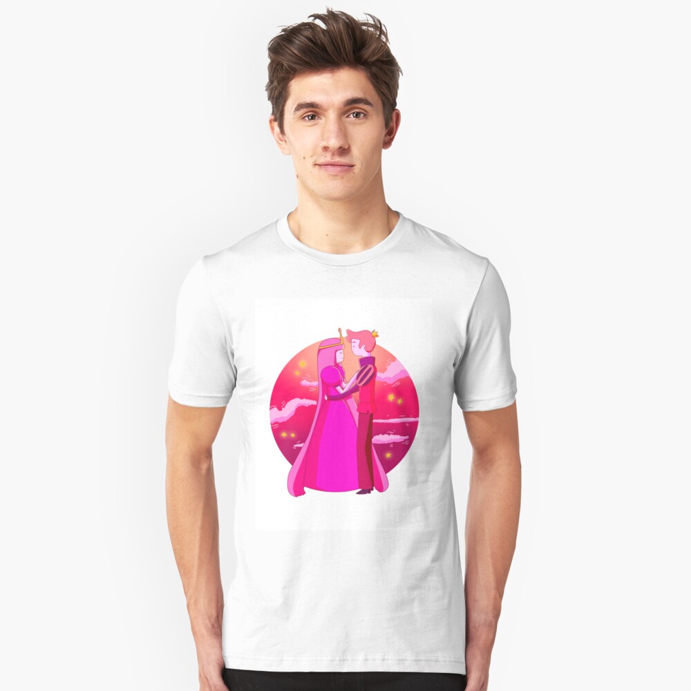 Princess Bubblegum and Prince Gumball Slim Fit T-Shirt