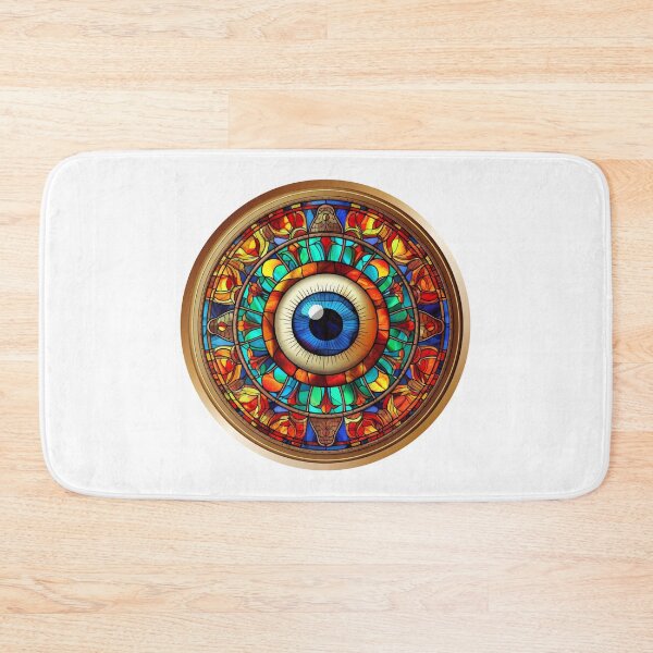 Artikelvorschau, Evil Eye Buntglas entworfen und verkauft von OutbreakDesigns.
