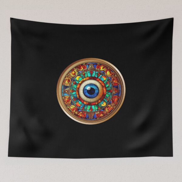 Item preview, Evil Eye Stained Glass designed and sold by OutbreakDesigns.