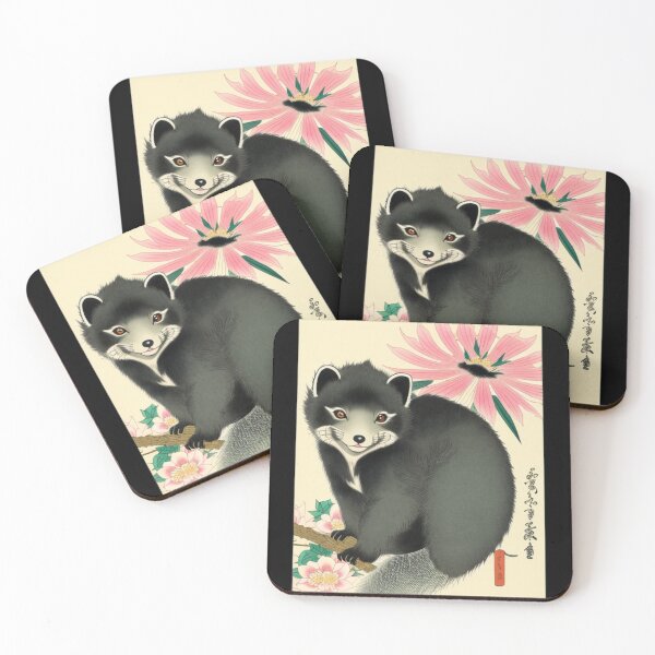 Item preview, Binturong with flower designed and sold by EuropeanPrints.