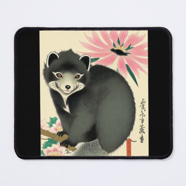 Item preview, Binturong with flower designed and sold by EuropeanPrints.