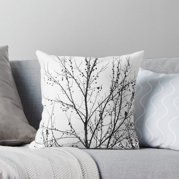 Item preview, black and white tree branches autumn designed and sold by goceris.