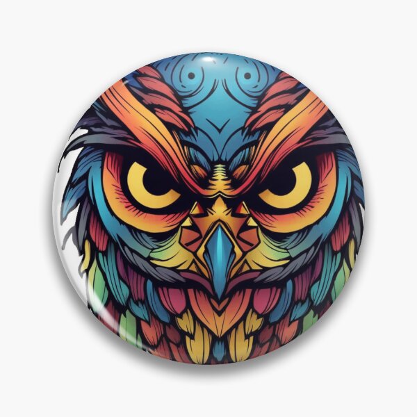 Item preview, Psychedelic colorful owl designed and sold by Joseph Shepard.