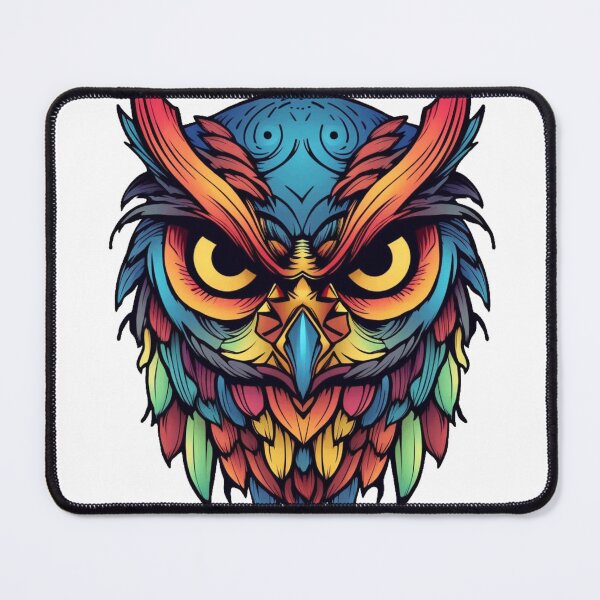 Item preview, Psychedelic colorful owl designed and sold by Joseph Shepard.