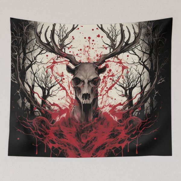 Item preview, deerskull dark forests  designed and sold by fashionFlexx.