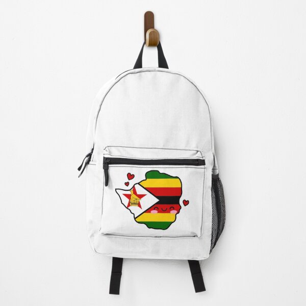 Item preview, Zimbabwe Flag Map Smile with Love designed and sold by pixelsparkzone.