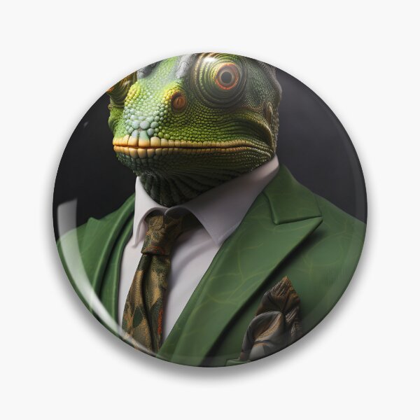 Item preview, Chameleon in a suit designed and sold by 47T-Shirts.