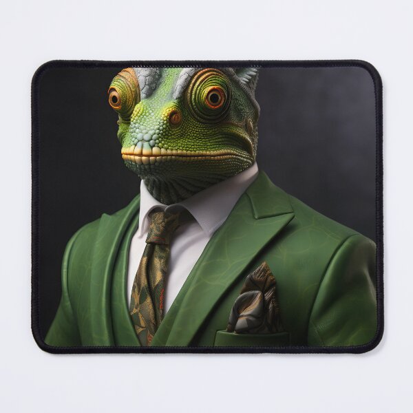 Item preview, Chameleon in a suit designed and sold by 47T-Shirts.